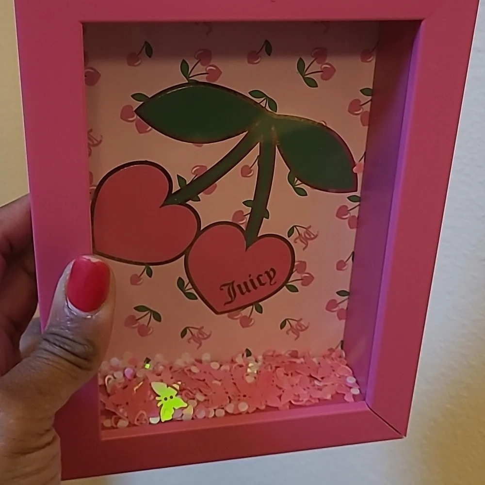 Pink Cherry Shadow Box Frame